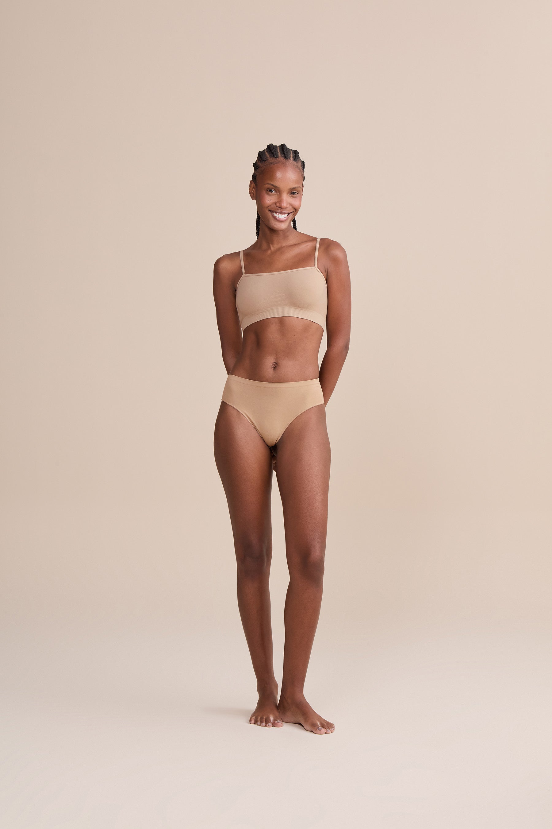 Seamless Straight Bra - Wireless Comfort Bras for Women - Everyday Wear, Yoga, Workout & Lounge