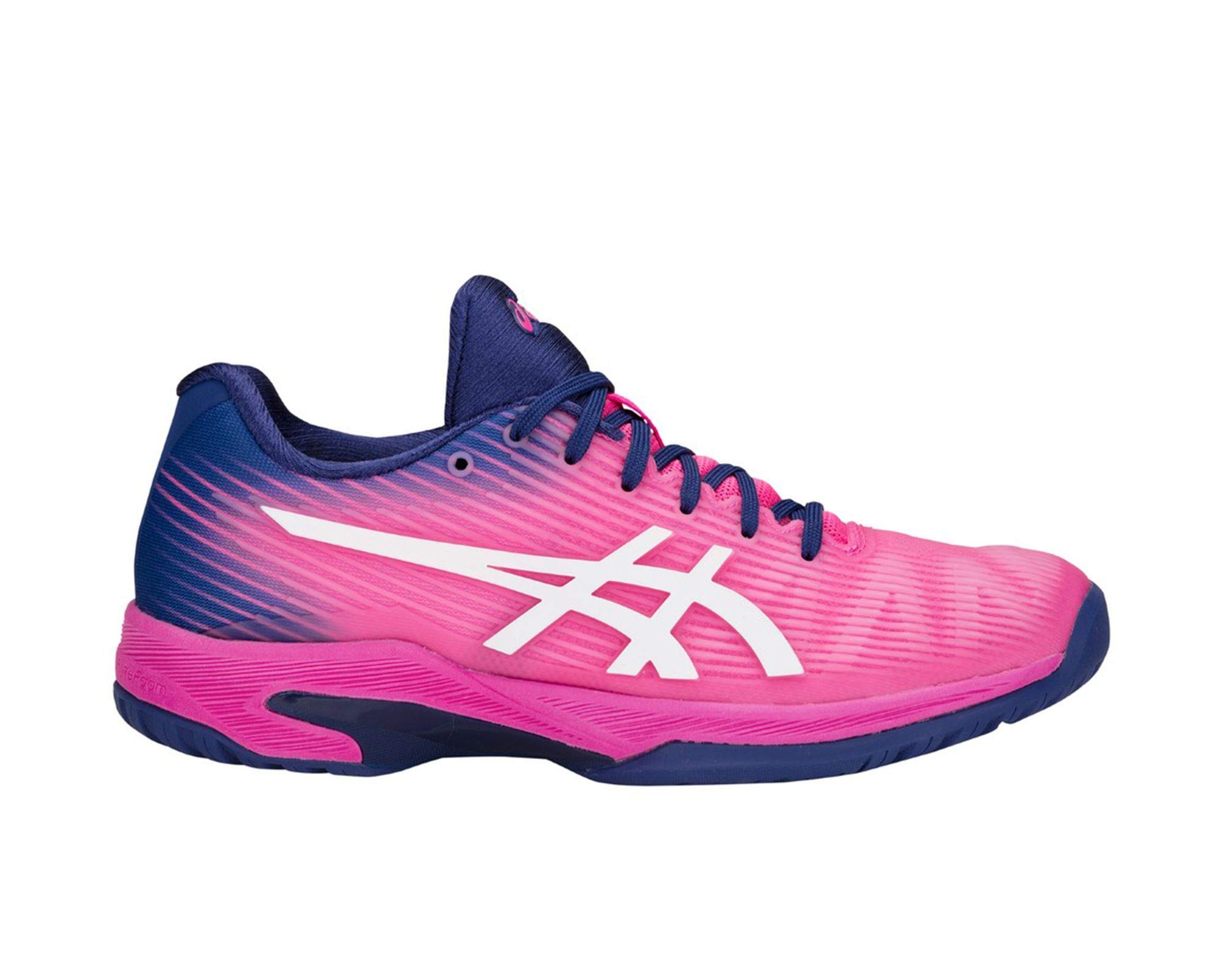 ASICS Women's Solution Speed FF Tennis Shoes - Lightweight Pink GLO/White Court Sneakers Size 5.5 B(M) US | Perfect for Competitive Matches & Training Sessions