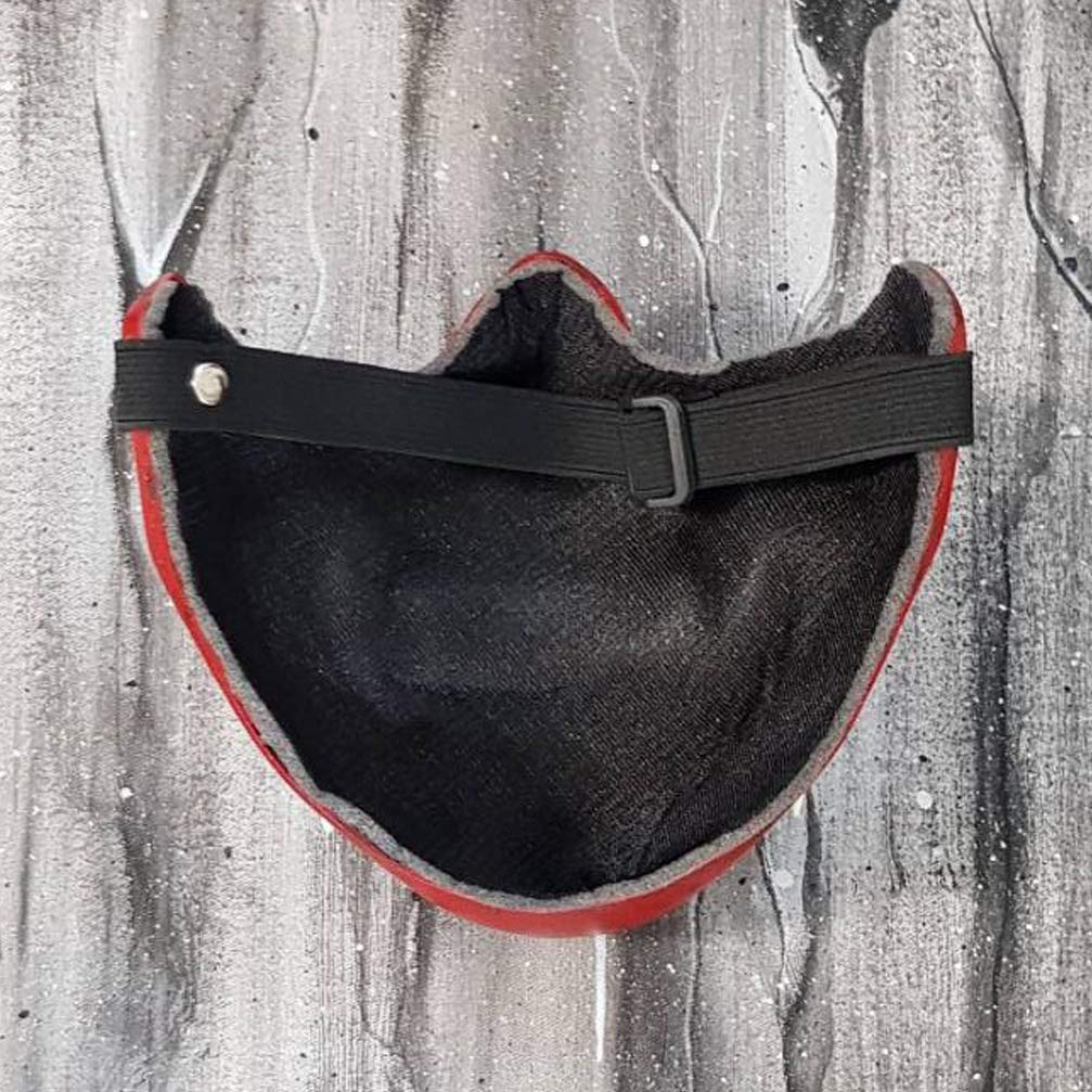 Samurai Oni Mask - Japanese Demon Warrior Helmet for Paintball, Airsoft, Halloween Costume, Ninja Cosplay, Bushido Armor & Motorcycle Riding | Perfect for LARP, Theatrical Performances & Medieval Festivals