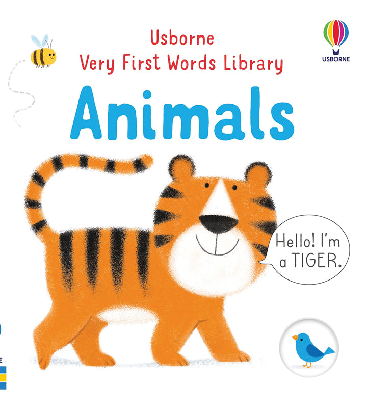 Usborne Very First Words Library Board Book - Early Learning Baby Books for Toddlers | Perfect for Bedtime Stories & First Words Practice