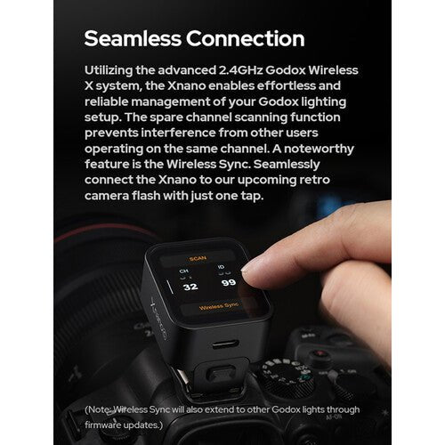 Godox X3 S TTL Wireless Flash Trigger for Sony Cameras - Touchscreen Control, Compatible with Sony DSLR & Mirrorless - Perfect for Studio, Portrait & Event Photography
