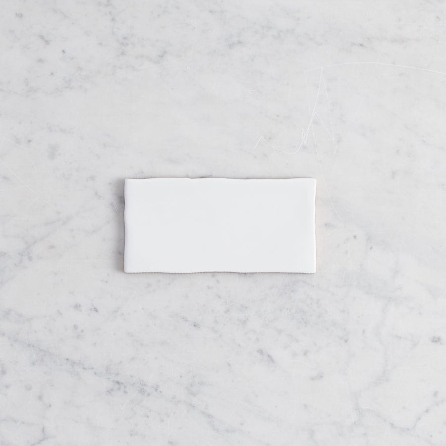 Premium Glossy White Subway Tile - Small 3x6 Inch Ceramic Wall & Backsplash Tiles for Kitchen, Bathroom & Shower Renovation