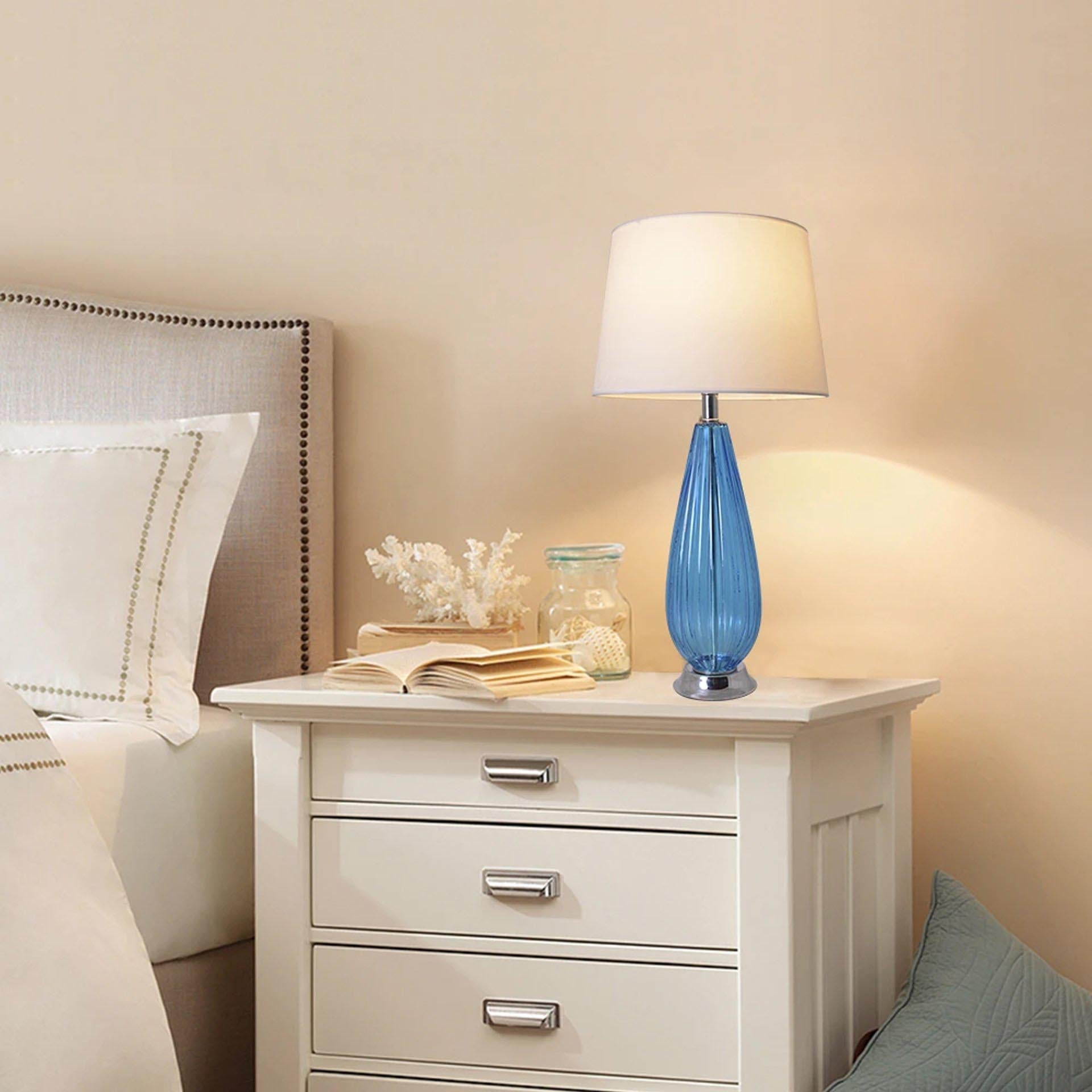 Magnolia Translucent Glass Table Lamp 28