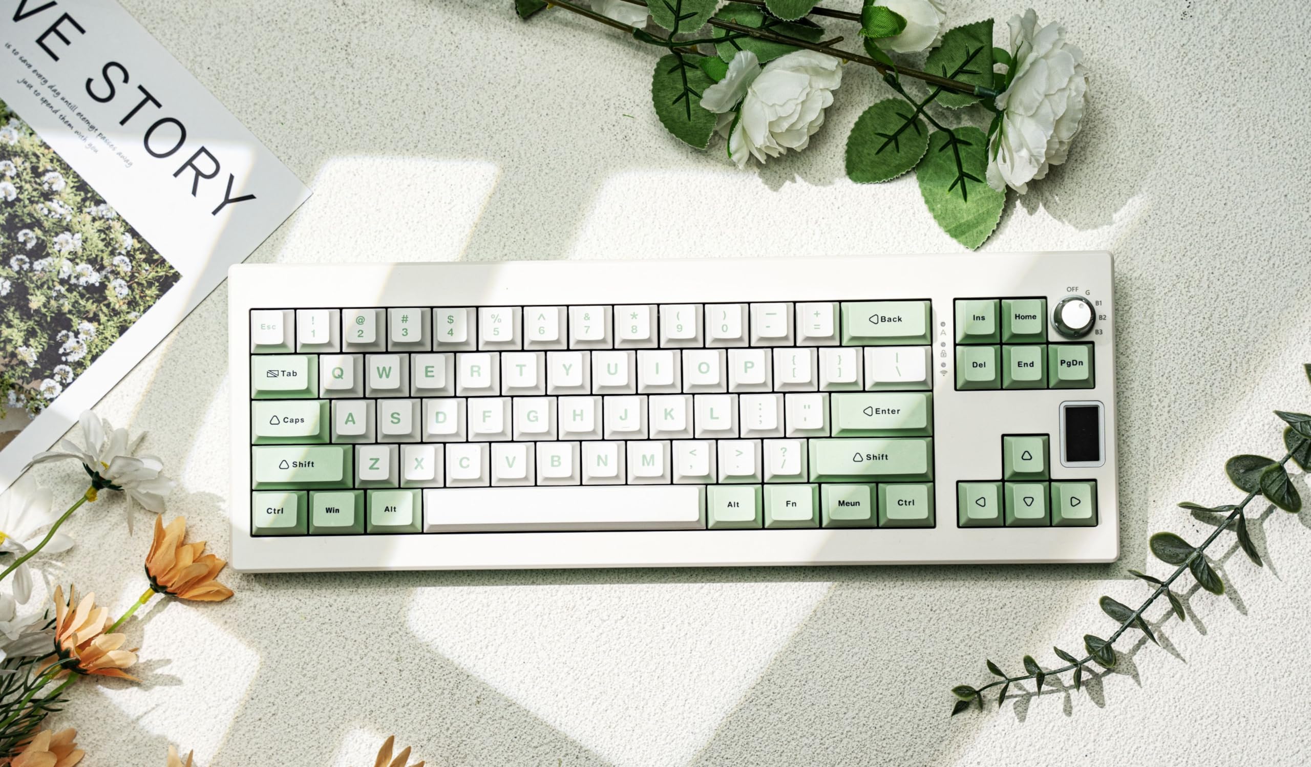 EPOMAKER Shadow-X Gasket Mount Wireless Mechanical Keyboard with 1.14