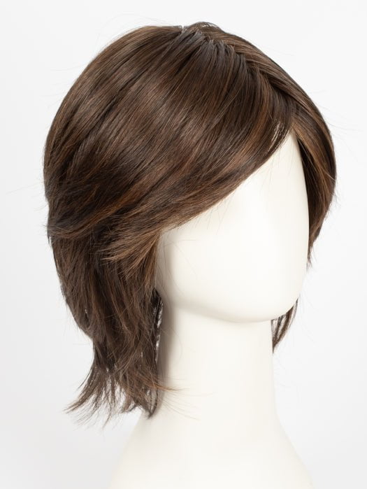 Elegant Black Synthetic Lace Front Wig with Mono Top for Women - Perfect for Weddings, Parties & Special Occasions