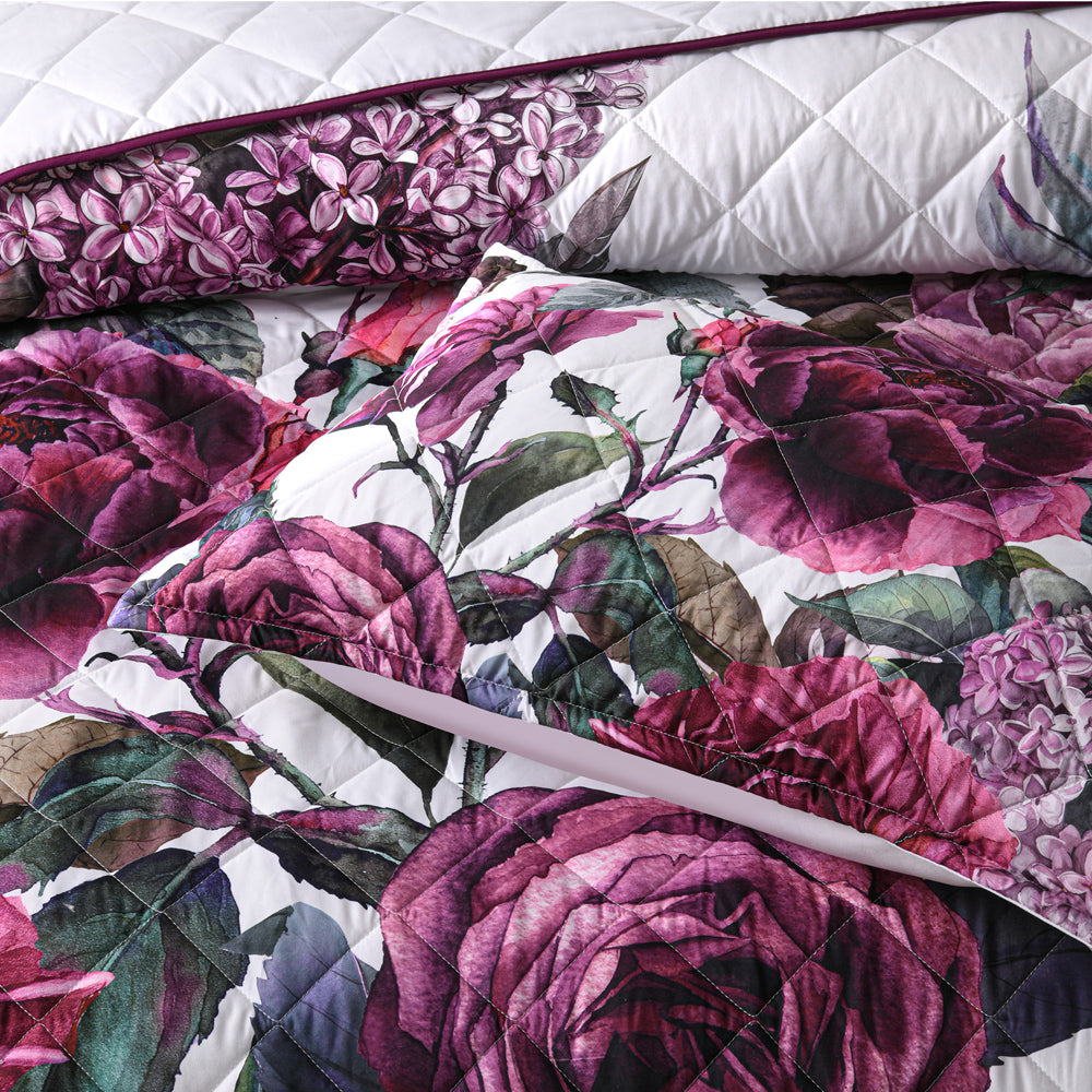Premium Abigail Berry Bedspread Set - Super King Size Luxury Bedding with Soft Microfiber - Perfect for Master Bedroom, Guest Room & Hotel Decor