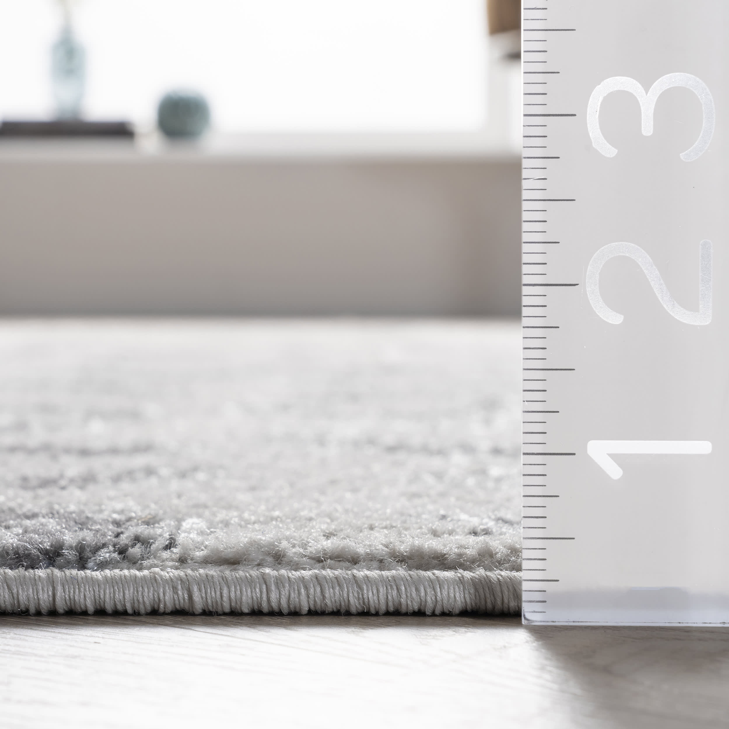 Stylish Coraline Leopard Print Area Rug in Grey - Perfect for Living Room, Bedroom or Nursery Decor