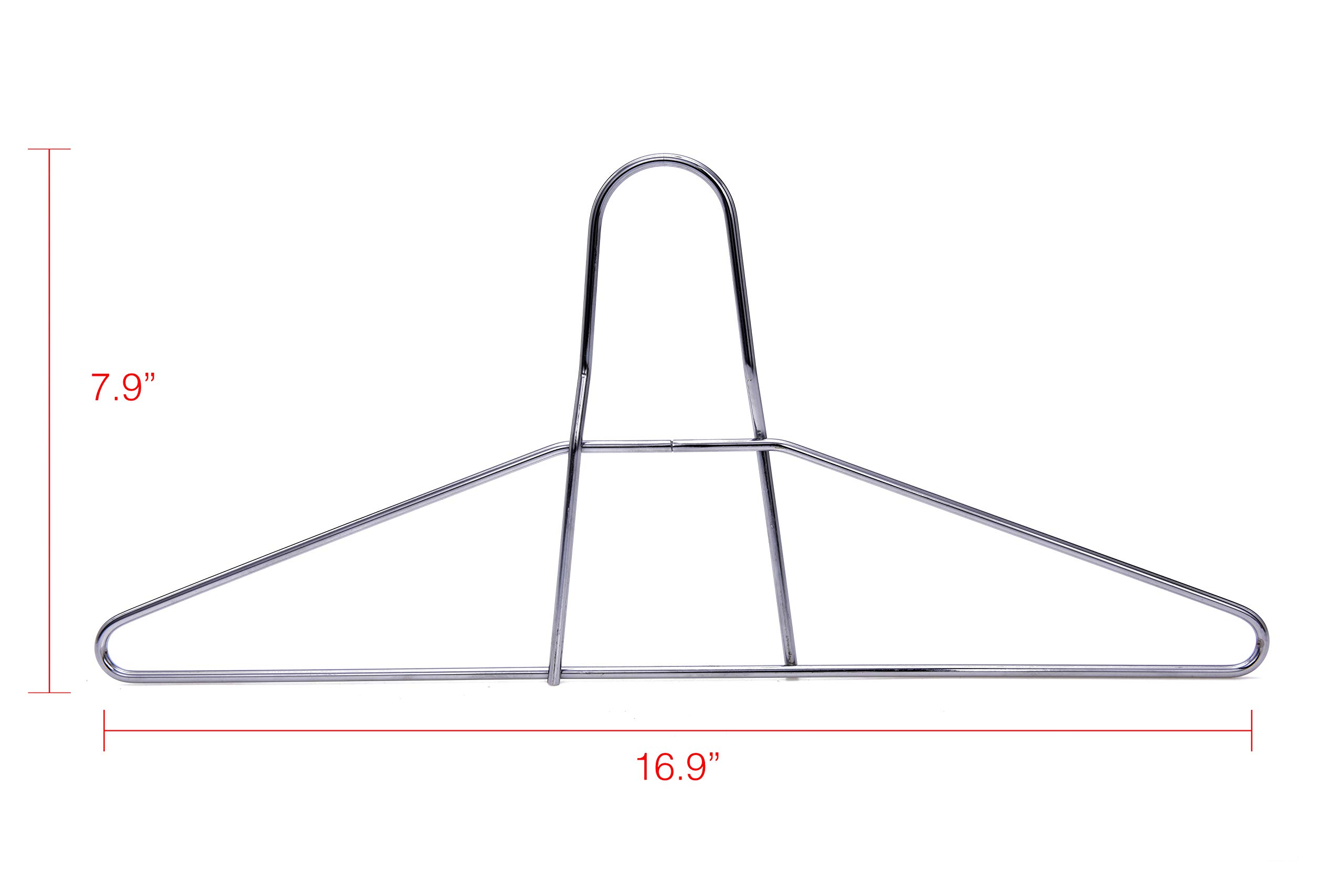 Premium Heavy Duty Metal Hangers - 30 Pack Commercial Grade Anti-Theft Wire Hangers for Suits, Coats & Jackets - 200LB Capacity Chrome Hangers for Gyms, Retail Stores & Hotels - Ideal for Wardrobe Organization, Retail Displays & Commercial Laundry Use