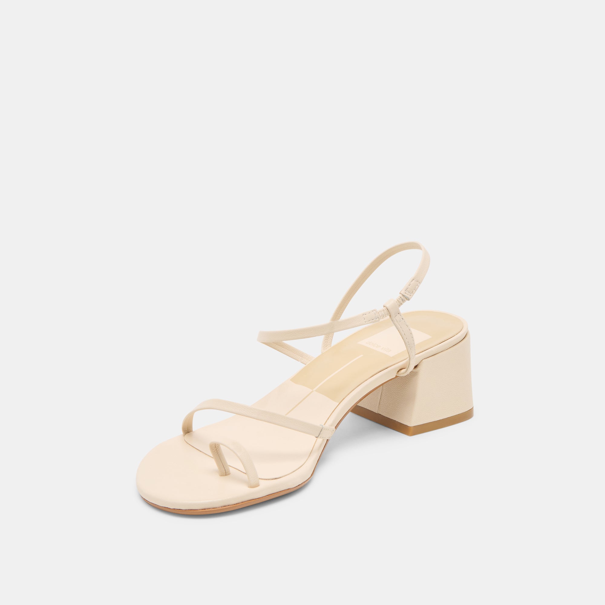 TRINI HEELS - Women's Creme Leather High Heels for Party, Wedding & Evening Events - Comfortable & Stylish Dress Shoes for Special Occasions
