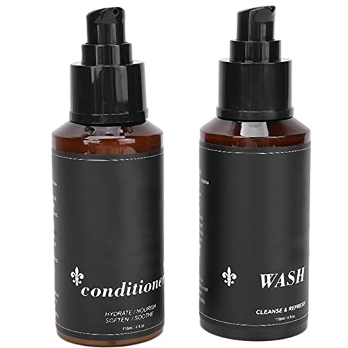 Beard Wash & Shampoo - Moisturizing, Softening & Cleansing for Men's Beard Care | Perfect for Daily Grooming & Styling