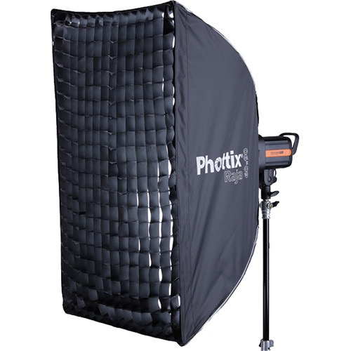 Phottix Raja Quick Folding Softbox 24x35 (60x90cm) Bowens Mount - Professional Photography Lighting Diffuser for Studio & Portrait Shoots