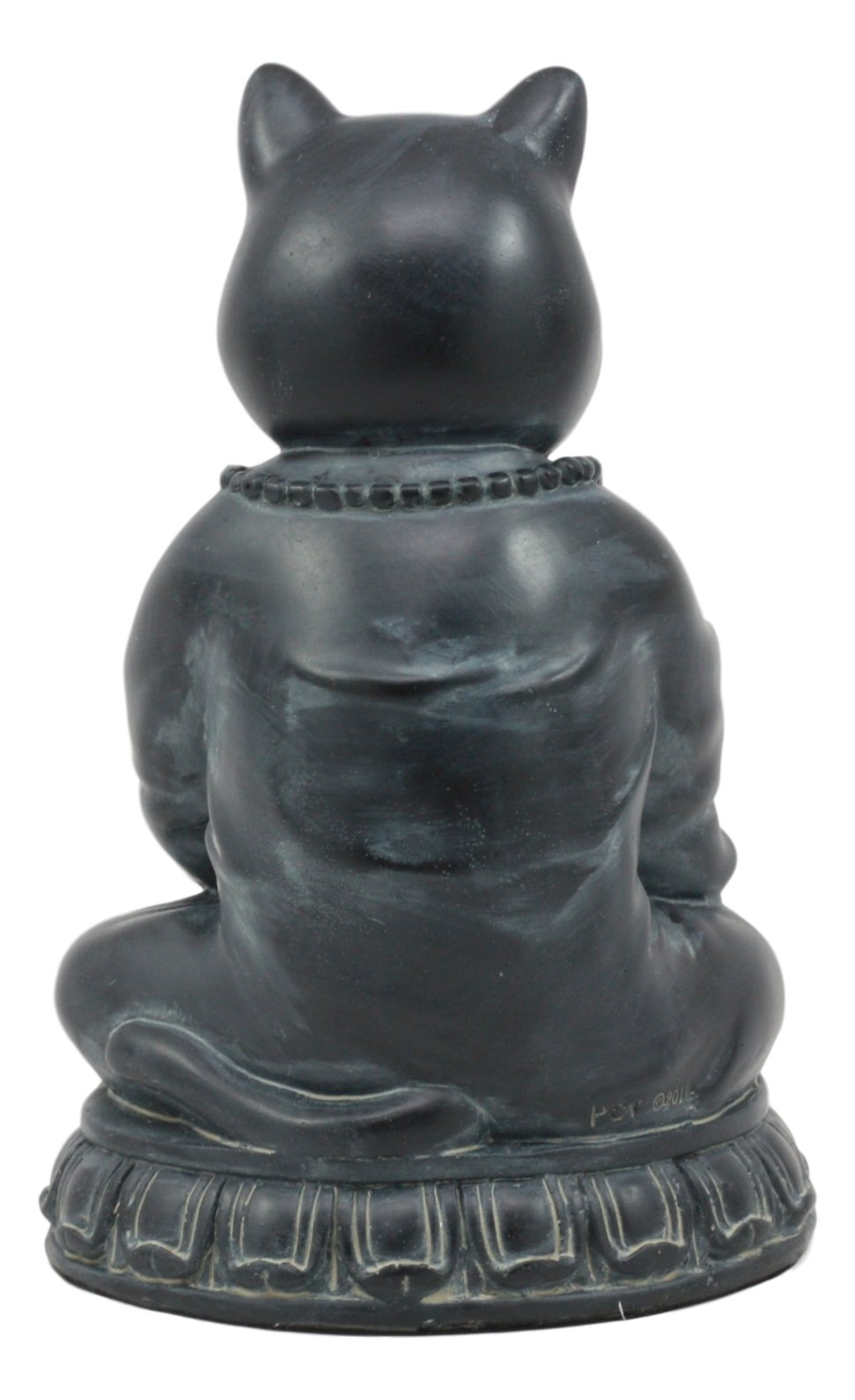 Meditating Buddha Cat Statue - Zen Decor for Home & Office