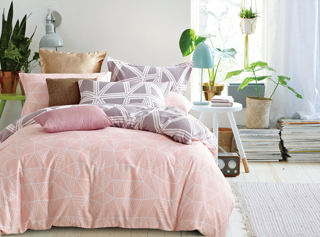 100% Cotton Reversible Quilt Cover Set - King Size Space Themed Bedding for Cozy Home Decor & Luxurious Sleep