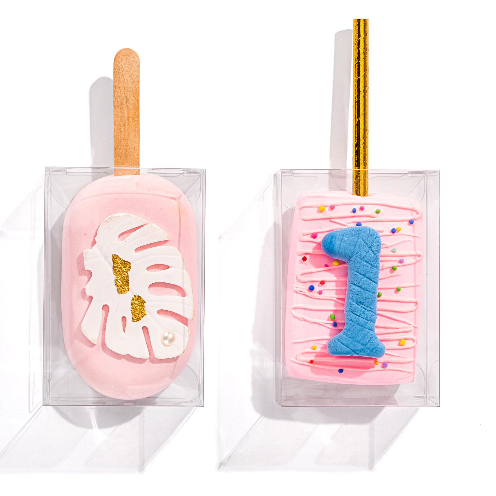 24PCS Rice Krispie Treat Boxes with Hole - 3.5