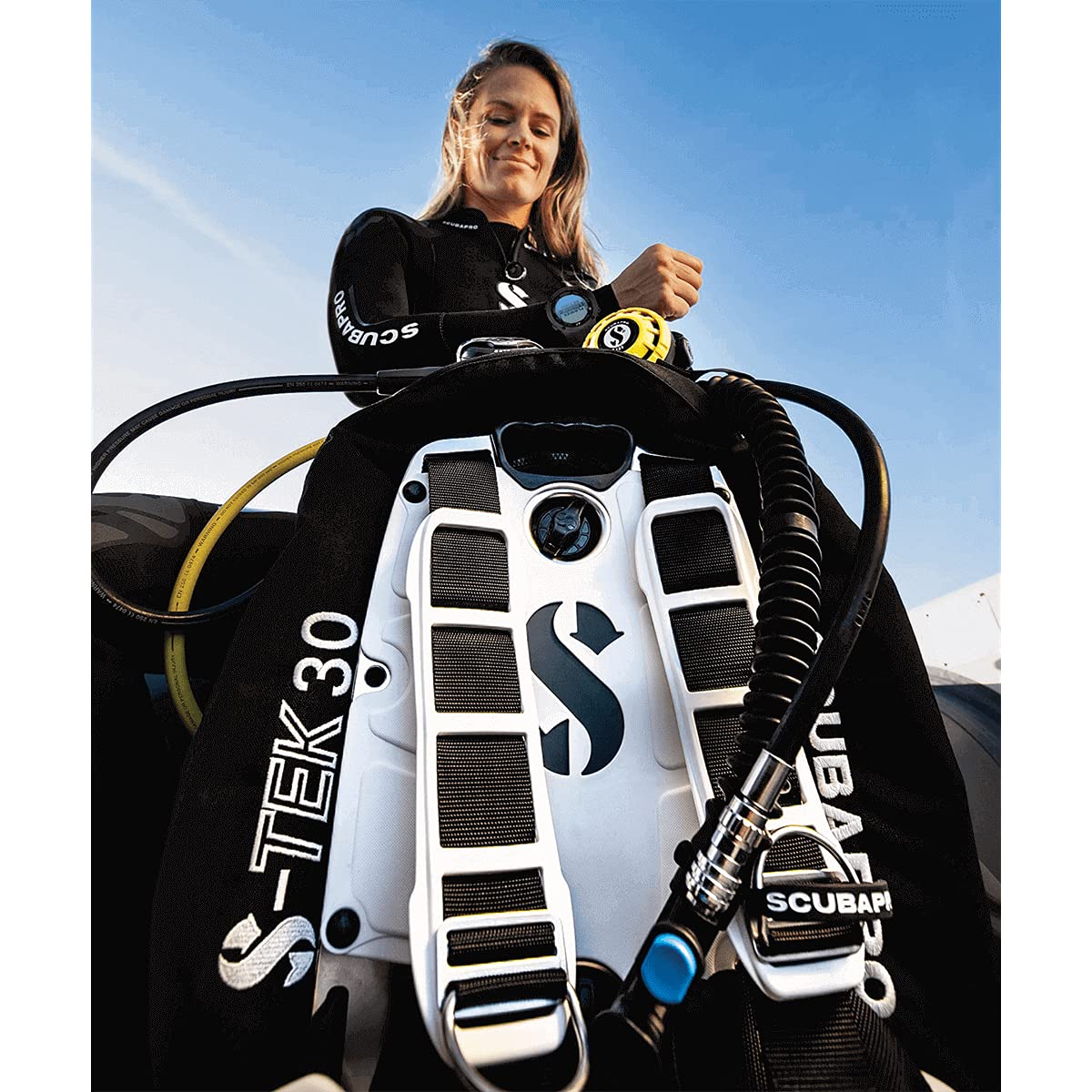 Scubapro S-TEK Back Pad Kit - Premium Scuba Diving Comfort & Support for BCDs | Perfect for Professional & Recreational Divers | Use for Underwater Exploration, Spearfishing & Marine Adventures