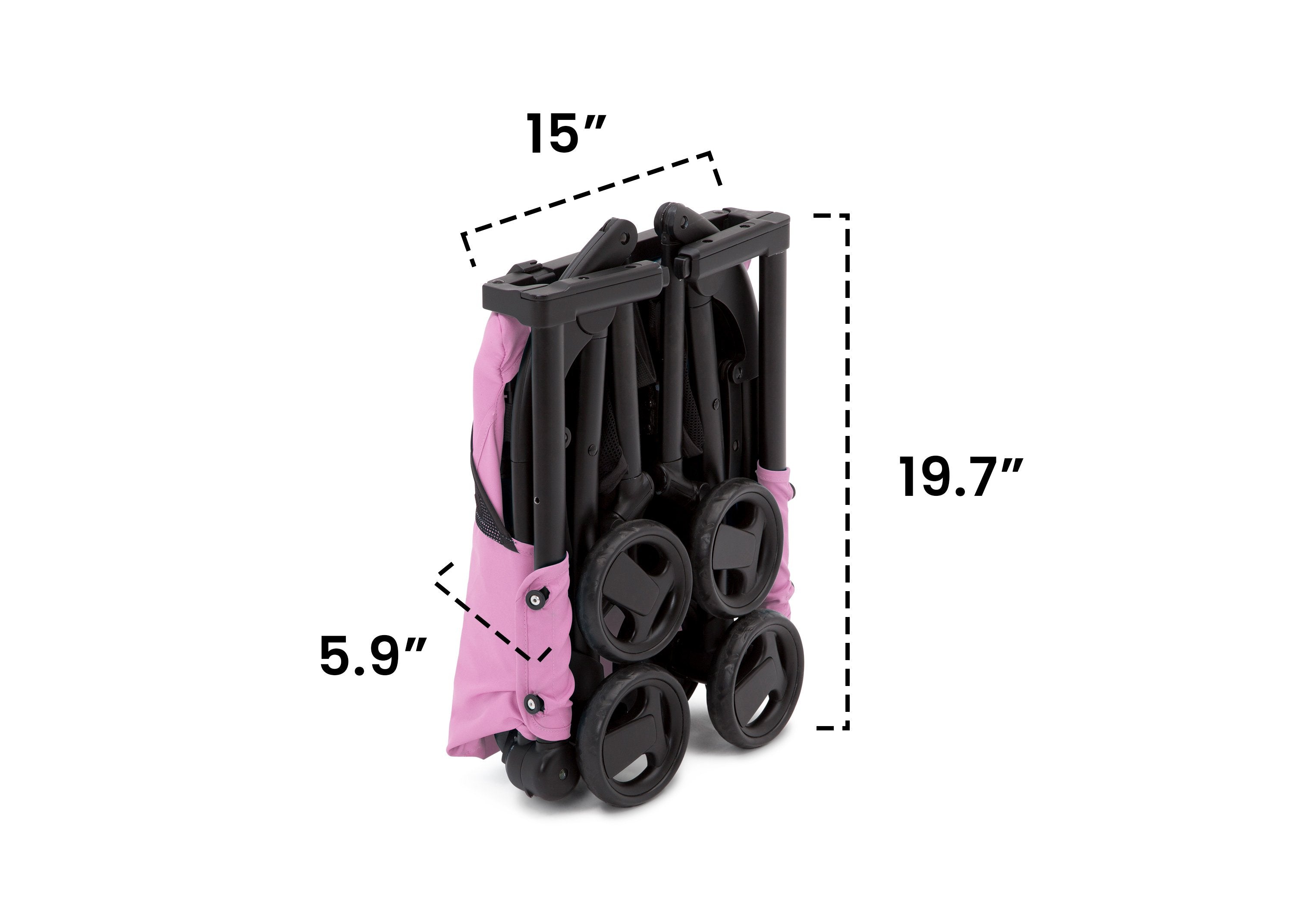 Lightweight Compact Stroller for Toddlers - Easy Fold Travel Stroller with Canopy & Storage Basket - Perfect for Shopping, Travel & Daily Walks