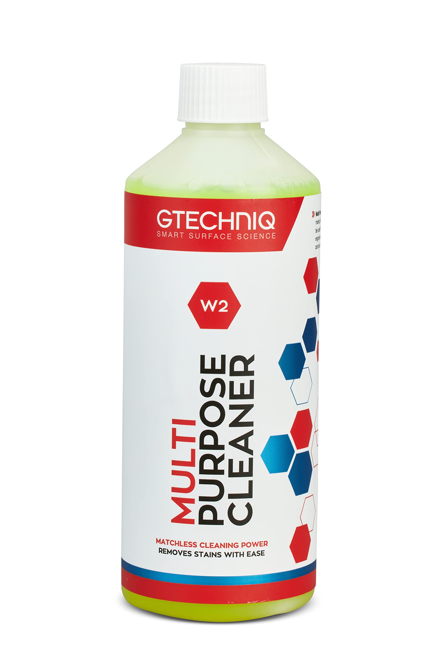 Gtechniq W2 Multi-Purpose Car Cleaner - 16.9 fl oz (500ml) | Biodegradable Auto Detailing for Interior & Exterior | Superior Dirt Removal & Shine | Perfect for Cars, Trucks & SUVs | Safe for All Surfaces