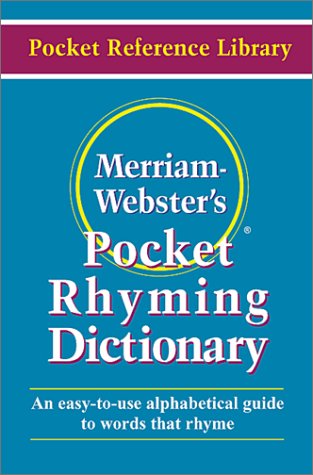 Merriam-Webster's Pocket Rhyming Dictionary | Compact Word Reference Guide for Poets & Writers | Perfect for Poetry, Songwriting & Creative Writing