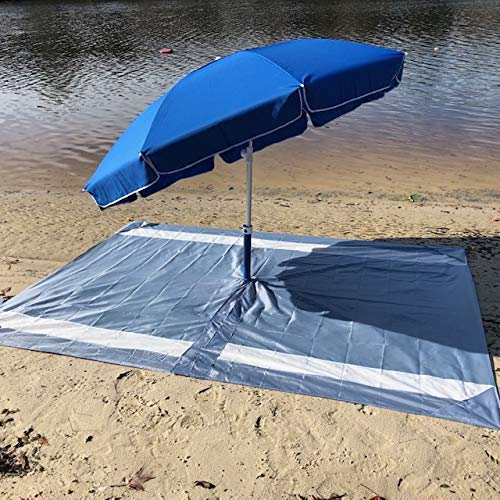 Portable Beach Umbrella with Sand Anchor & Carry Bag - Heavy Duty Hook for Windproof Stability - Perfect for Beach, Pool, Picnics & Outdoor Adventures