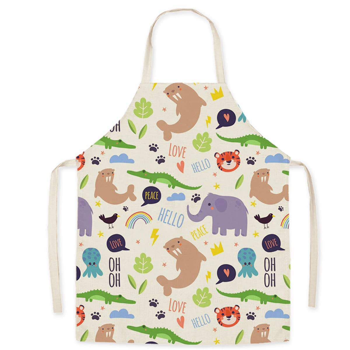 Best Linen Cooking Apron for Kids - Adjustable & Washable - Perfect for Baking, Cooking & Arts & Crafts Activities