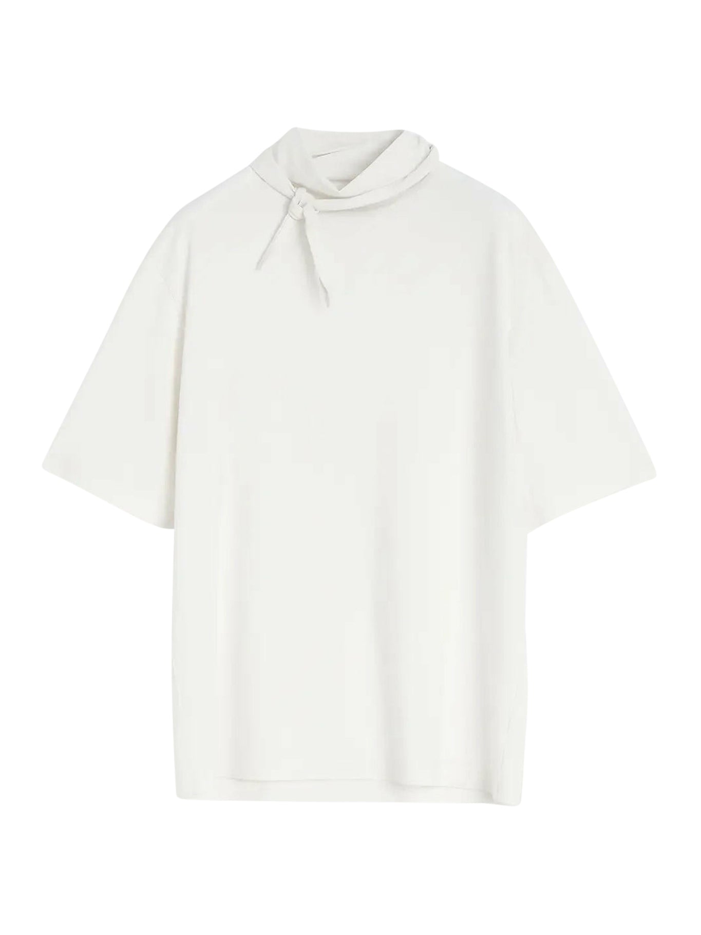 Lemaire Foulard T-Shirt in Nude Neutrals - TO1384LJ1018 WH001 Chalk | Soft & Stylish Women's Top for Casual Wear & Layering