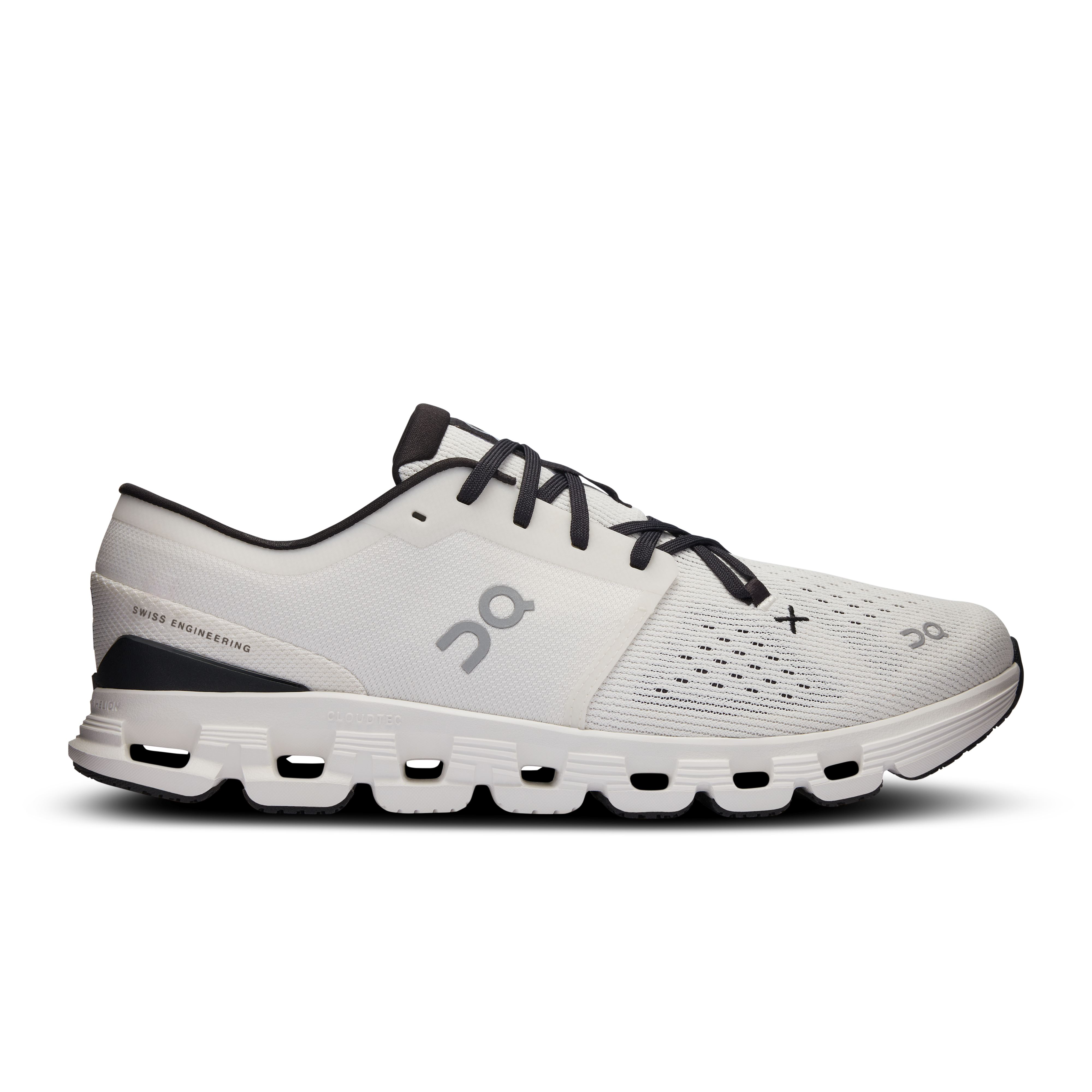 On Running Cloud X 4 Men's Running Shoes - Lightweight & Cushioned for Road Running & Gym Workouts - Ivory Color