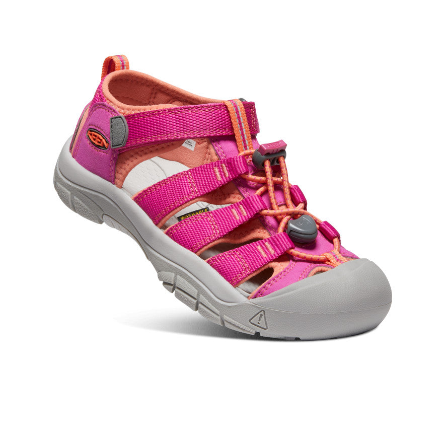 Newport H2 Sandals for Big Kids - Verry Berry/Fusion Coral | Comfortable Water Shoes for Beach, Pool & Outdoor Play