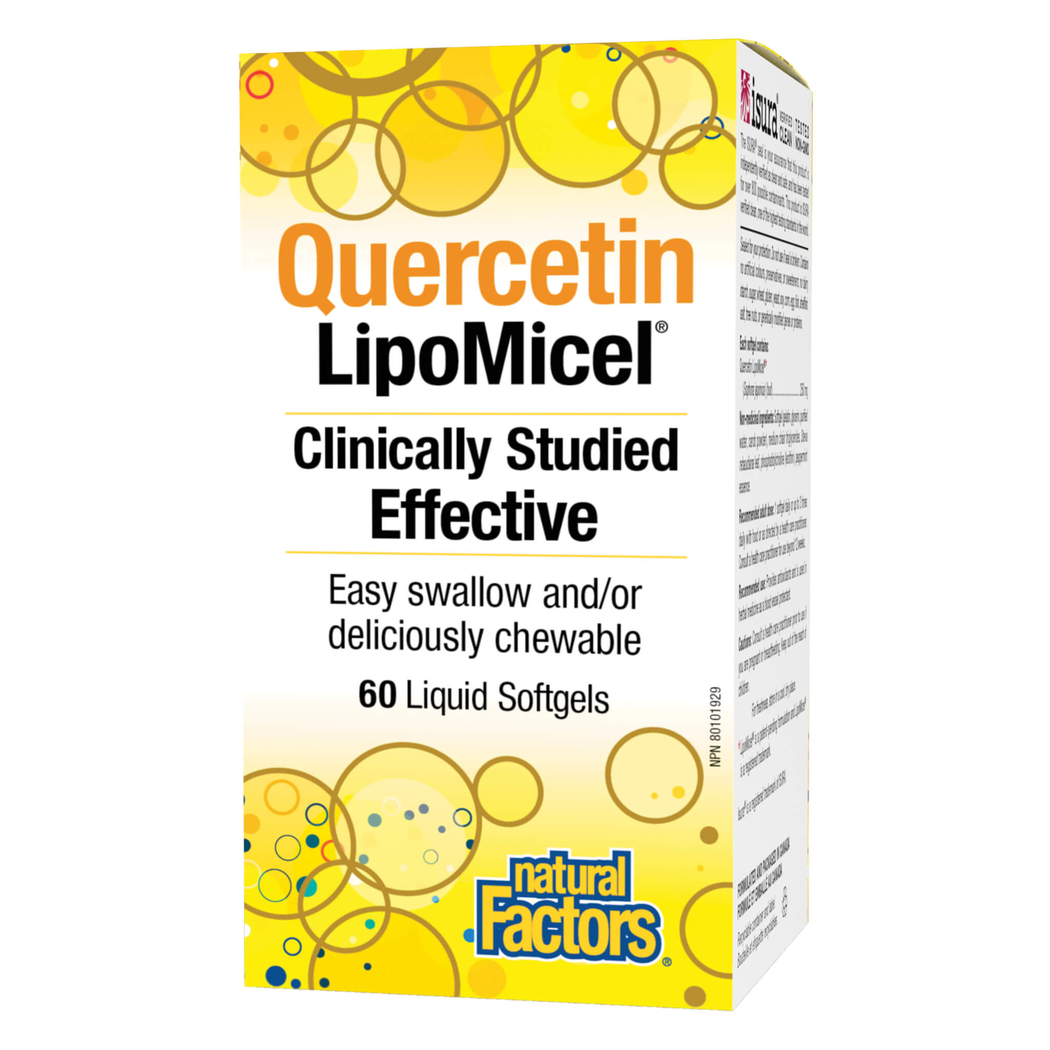 Quercetin with Liposomal LipoMicel Matrix - Premium Bioflavonoid Supplement for Immune Support & Antioxidant Benefits - Ideal for Daily Wellness & Allergy Relief