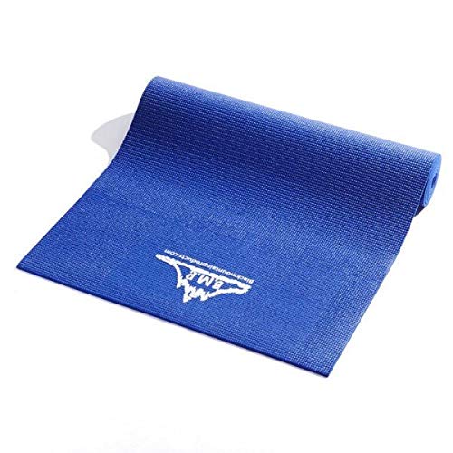 Premium Blue Yoga Blocks Set of 2 - High Density Foam for Stability & Support - Ideal for Yoga, Pilates, Stretching & Meditation Exercises - Black Mountain Products