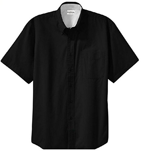Clothe Co. Men's Wrinkle Resistant Short Sleeve Button Up Shirt - Easy Care, Breathable & Comfortable for Office, Casual Wear & Summer Outings
