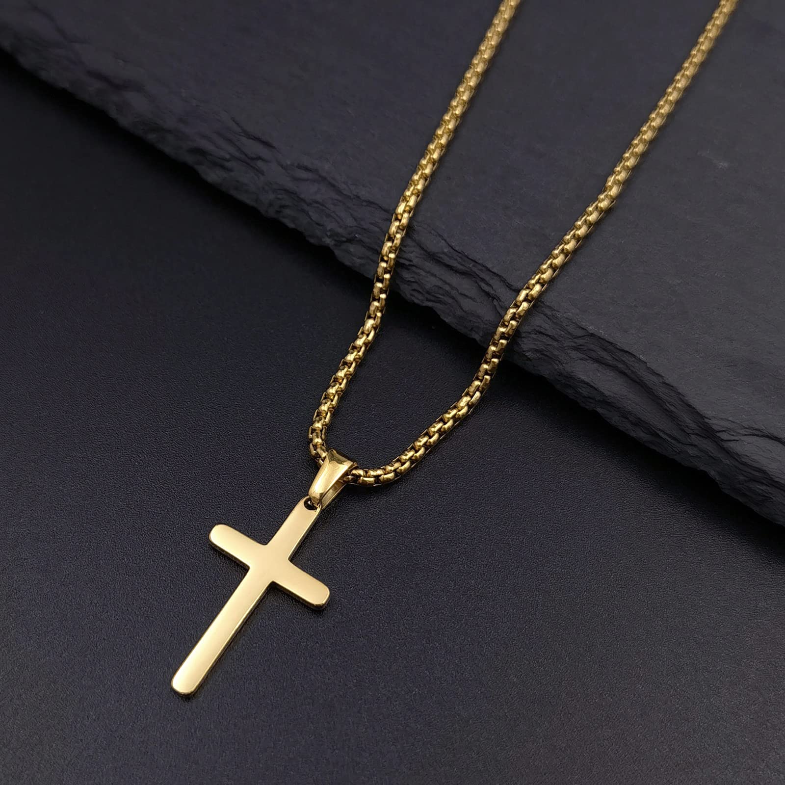 Elegant Small Cross Pendant Necklace for Women - Minimalist Sterling Silver Religious Jewelry - Perfect Mothers Day Gift, Birthday Present for Her - Ideal for Church, Weddings & Everyday Wear