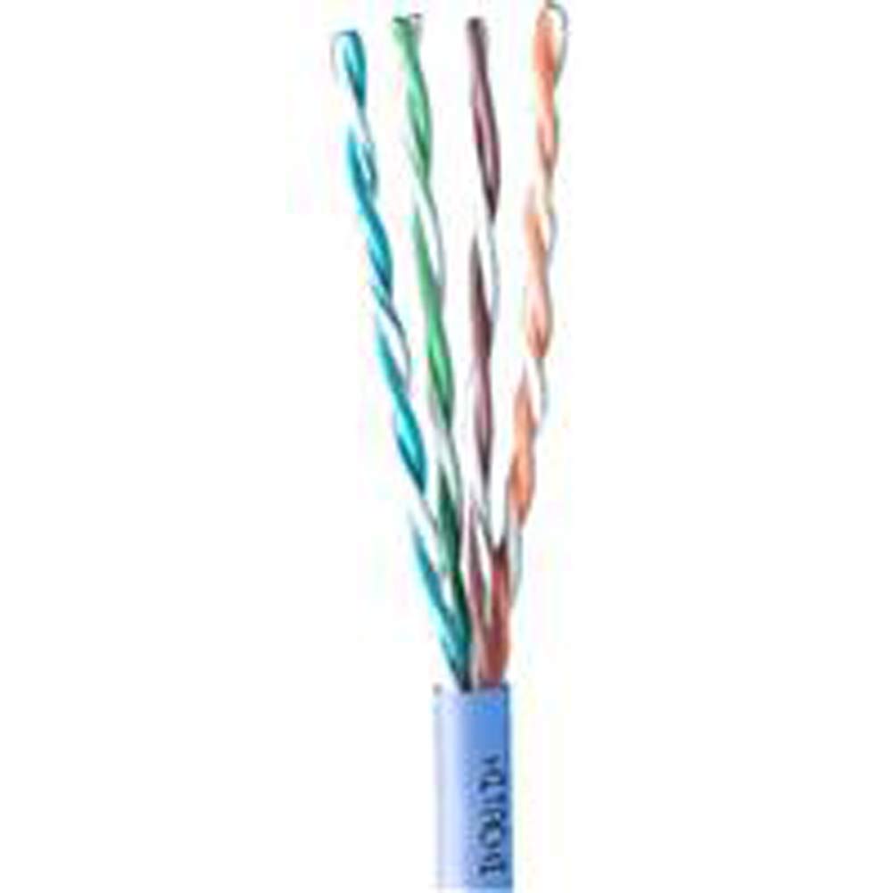 Hitachi CAT5e Plenum Rated Ethernet Cable 1000ft (White) - High-Speed Network Cable for Office, Home & Data Centers - Bulk Cable for Reliable Internet & LAN Connections