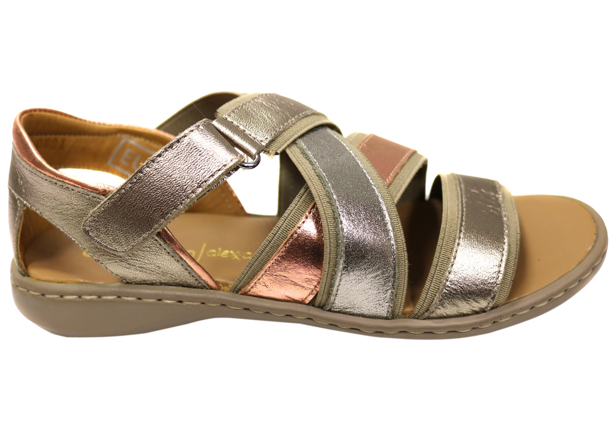 Opananken Roma Women's Comfortable Brazilian Leather Sandals - Stylish & Supportive Flip Flops for Beach, Pool, and Summer Outings