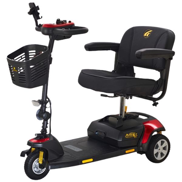 Golden Technologies Buzzaround XLS HD 3-Wheel Travel Mobility Scooter - Lightweight Folding Electric Scooter for Adults & Seniors - Perfect for Shopping, Travel & Outdoor Activities (Model GB121B SHZ)