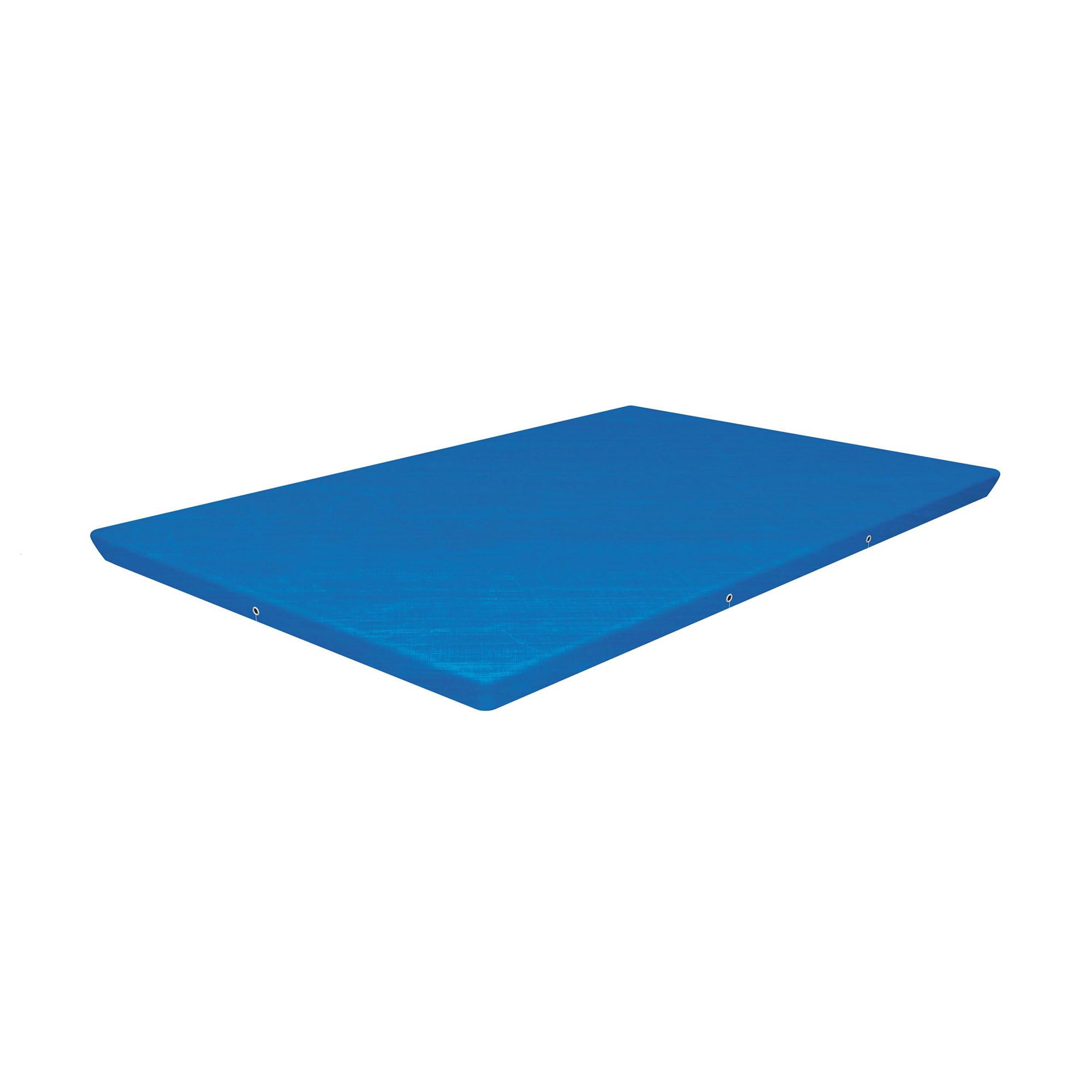 Bestway Flowclear Pro Rectangular Above Ground Swimming Pool Cover - Durable & UV-Resistant, Fits Steel Pro Pools, Outdoor Swimming Pool Protection (Blue) | Perfect for Backyard, Patio, and Summer Pool Maintenance