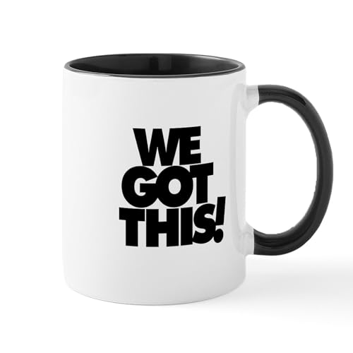 White/Black Inside - We Got This! Mugs