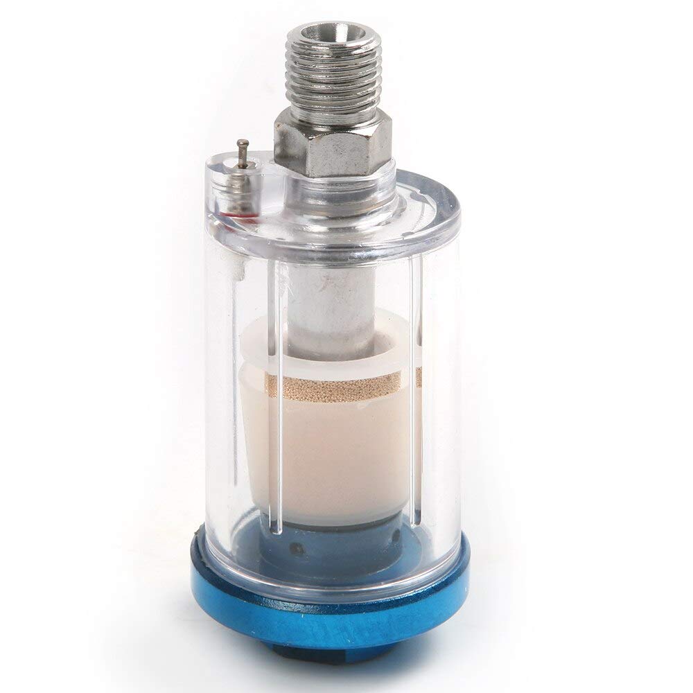 10Pcs/Lot 1/4'' Inline Air Oil Water Separator Filter for Compressor Spray Paint Gun - Pneumatic Tool Accessories for Automotive Painting, Woodworking & Industrial Applications