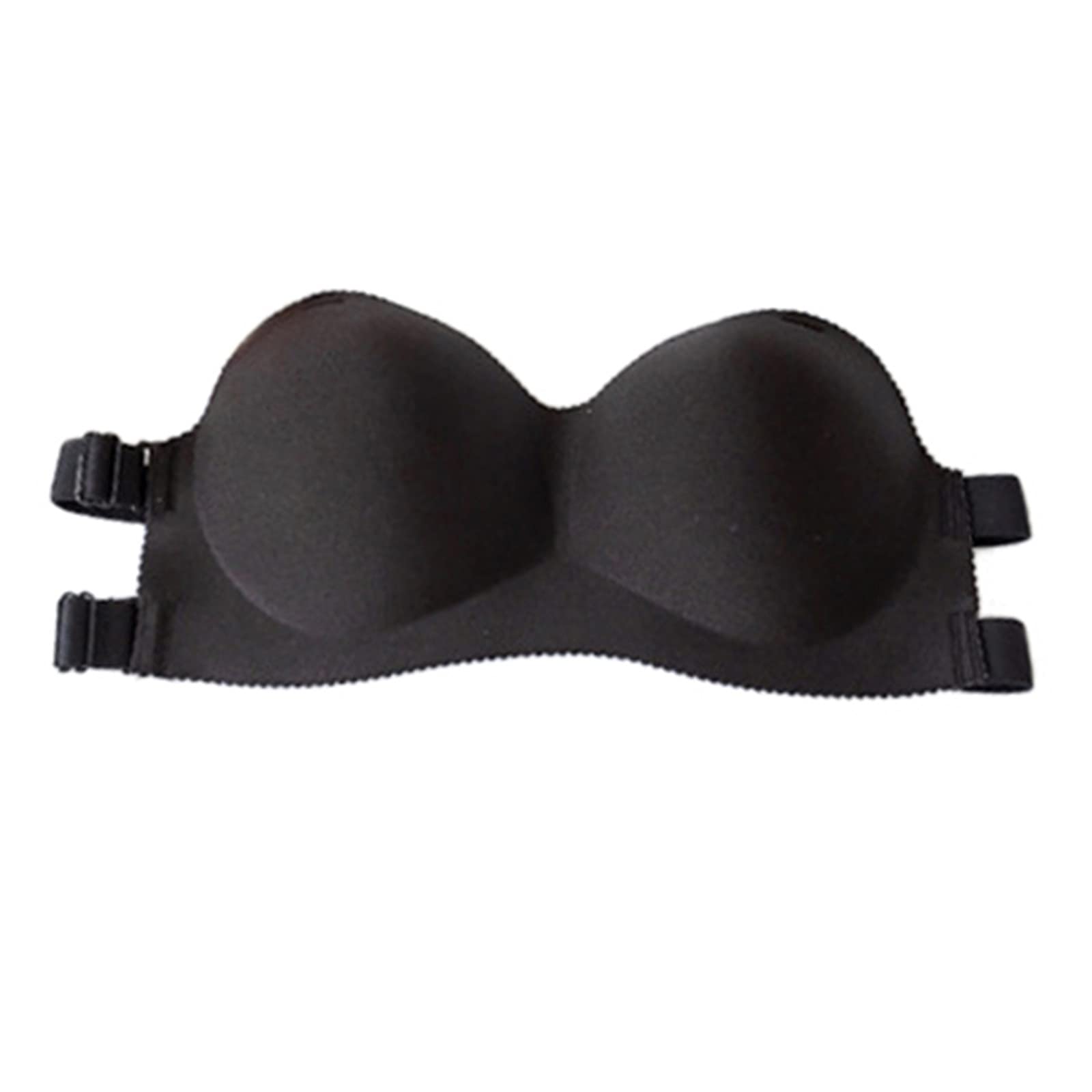 Bolayu Women's Seamless Bandeau Bra - Wireless Cross Strap Tube Top for Lift & Support - Comfortable T-Shirt Bra for Yoga, Workout & Everyday Wear
