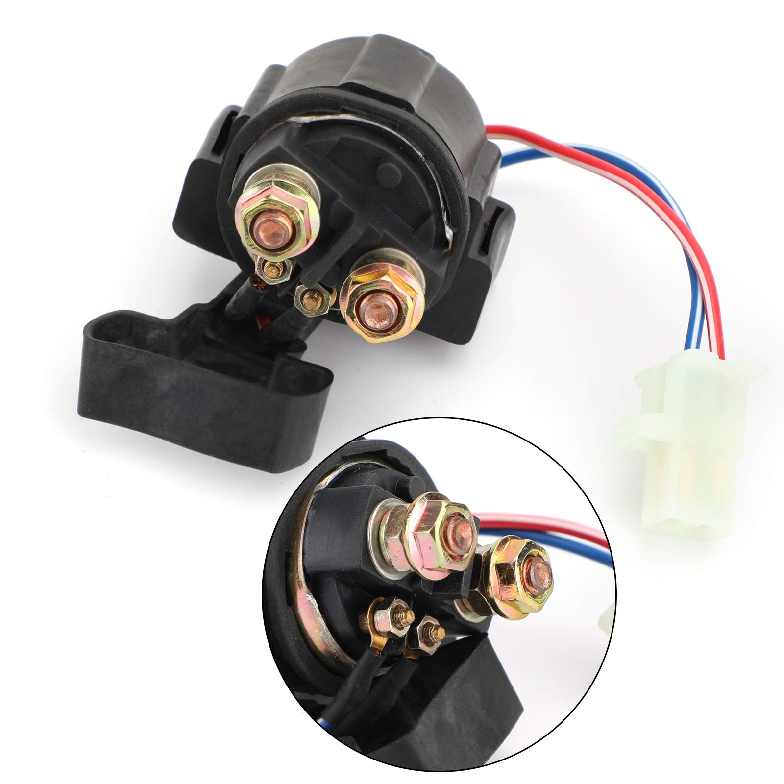 Artudatech Starter Relay Solenoid Compatible with Yamaha Grizzly 600 YFM600 ATV (1998-2001) - Replacement Part for ATV & UTV - Perfect for Off-Roading, Hunting & Farm Work