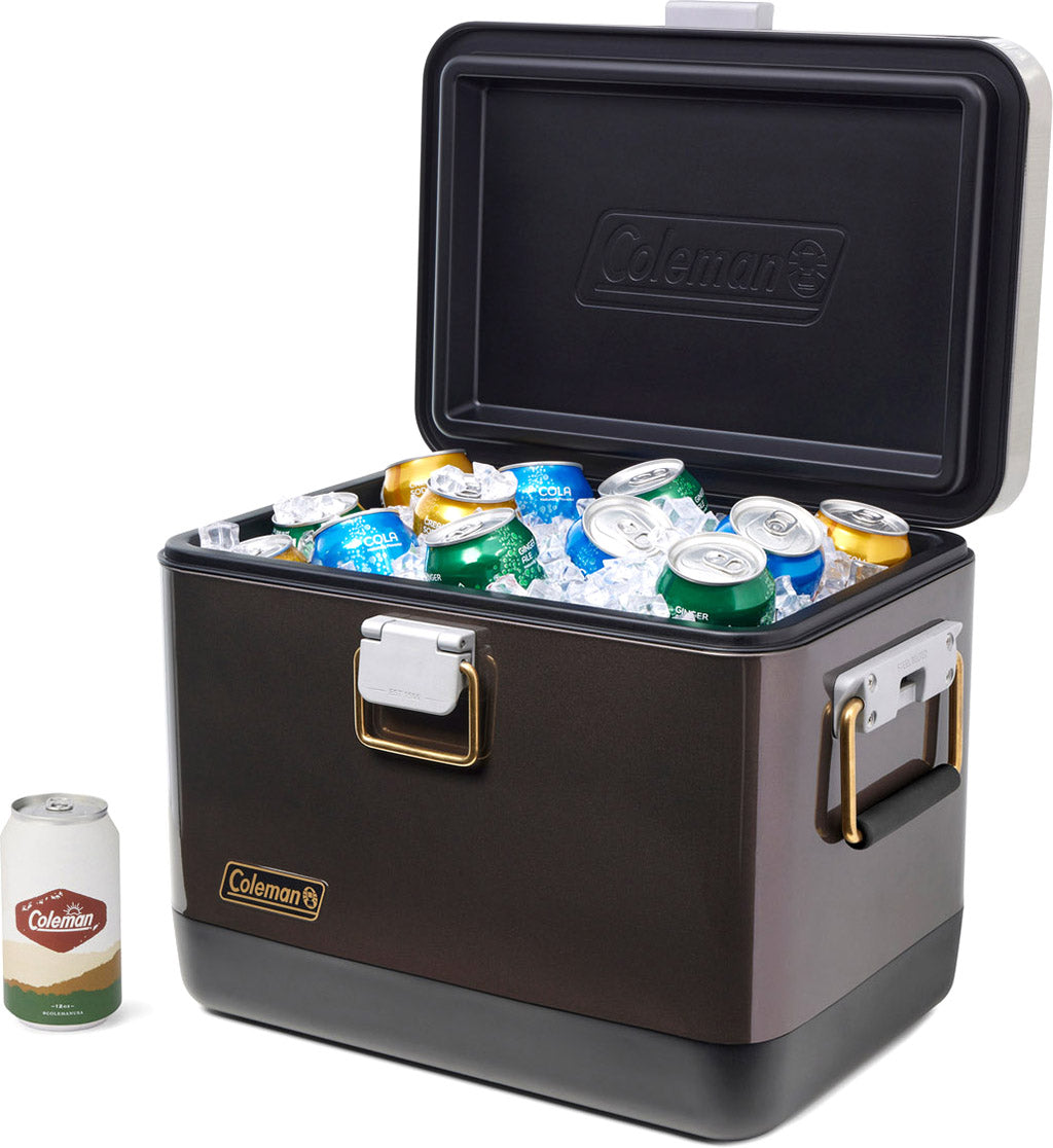 1900 Collection 20 Quart Steel Belted Cooler - Heavy Duty Insulated Ice Chest for Camping, Beach, Picnics & Outdoor Adventures