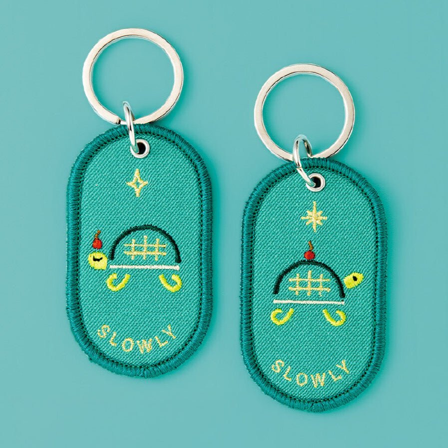 2/8b Pair Key Ring - Durable Stainless Steel Keychain with Iroha Design - Perfect for Home, Office, and Travel Organization