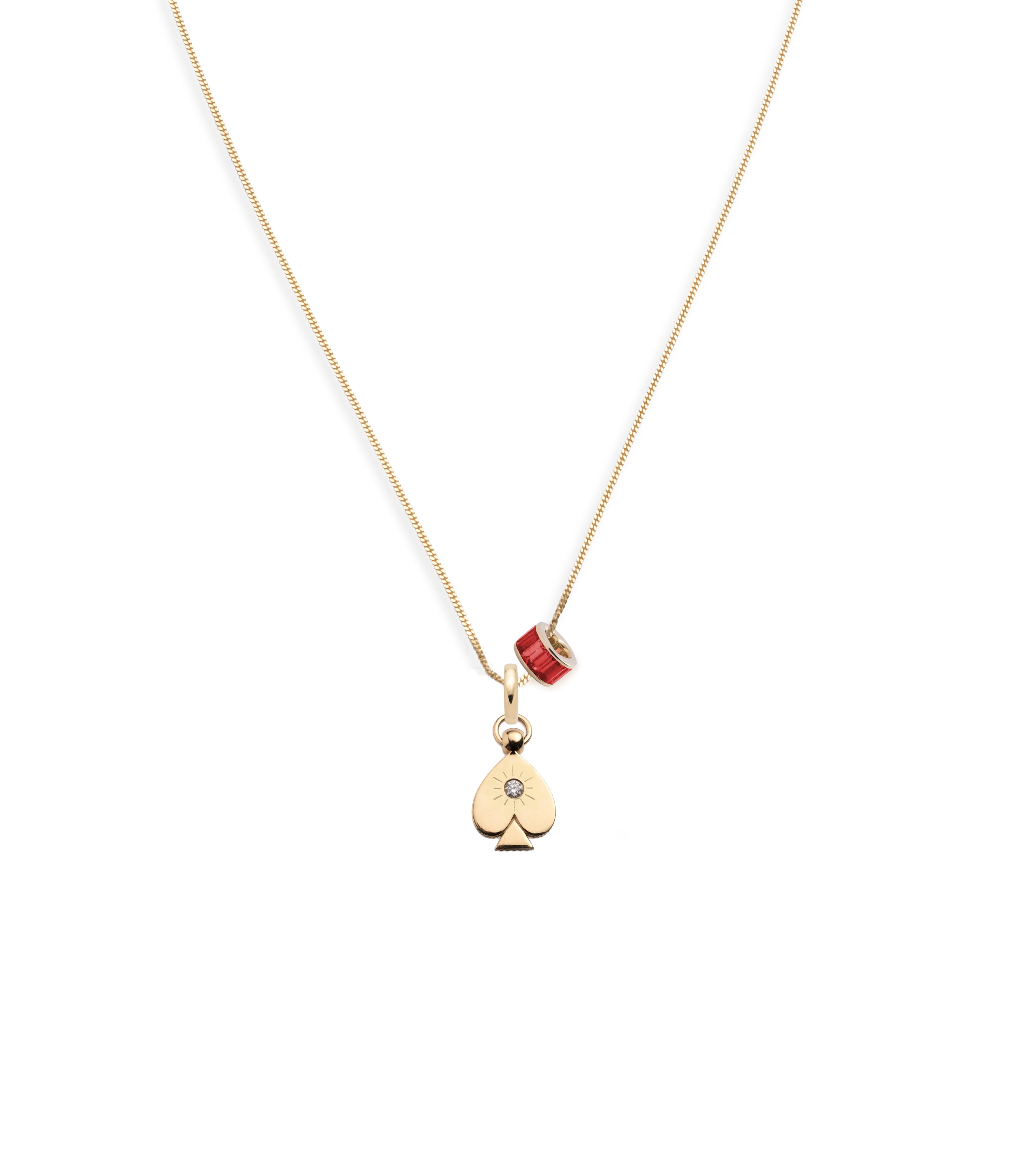 Reverie & Ruby: 14K Gold Fine Diamond Cut Curb Chain Necklace for Women - Elegant Layering Piece for Date Night & Special Occasions