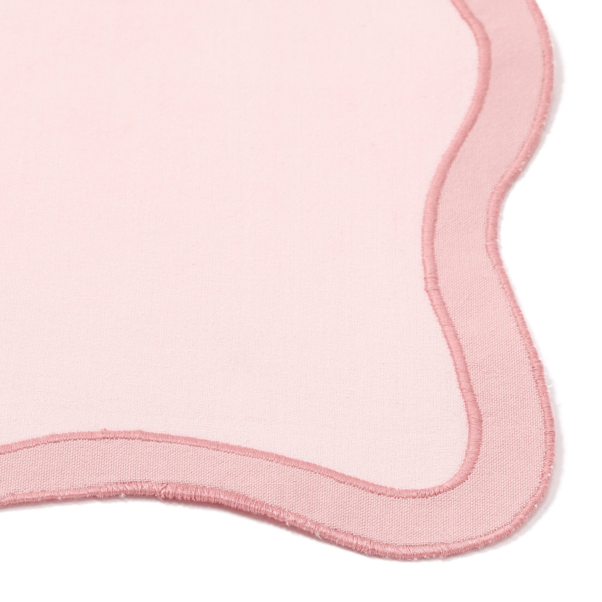 Bicolor Wave Lunch Mat - Non-Slip Waterproof Placemat for Dining Table, Kitchen & Office - Pink X Pink - Perfect for Home, School, and Picnic Use