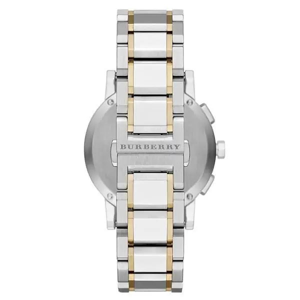 BURBERRY Men's Chronograph Watch BU9751 - Two-Tone Stainless Steel Luxury Watch for Business, Casual & Formal Occasions