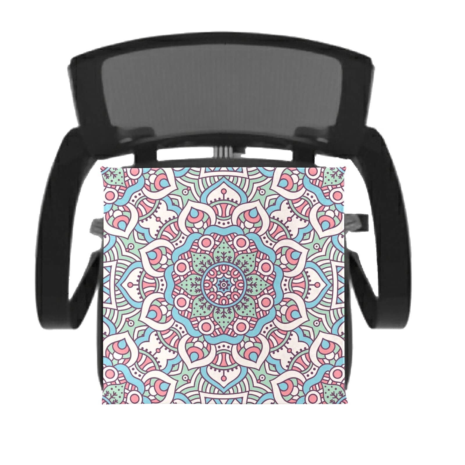 Emelivor Mandala Chair Cushion - Memory Foam Seat Cushion with Washable Cover for Dining, Kitchen & Office Chairs - Comfortable Support for Home, Work & Meditation