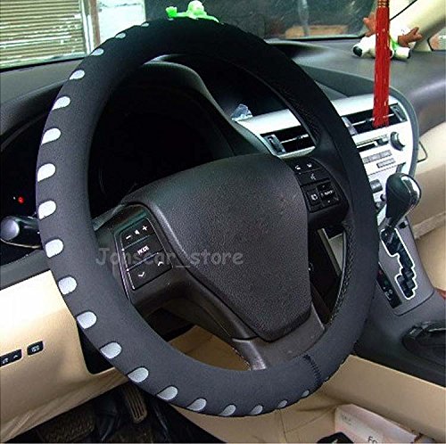 Premium EVA Foam Steering Wheel Cover - Soft, Breathable & Non-Slip Car Accessory (15