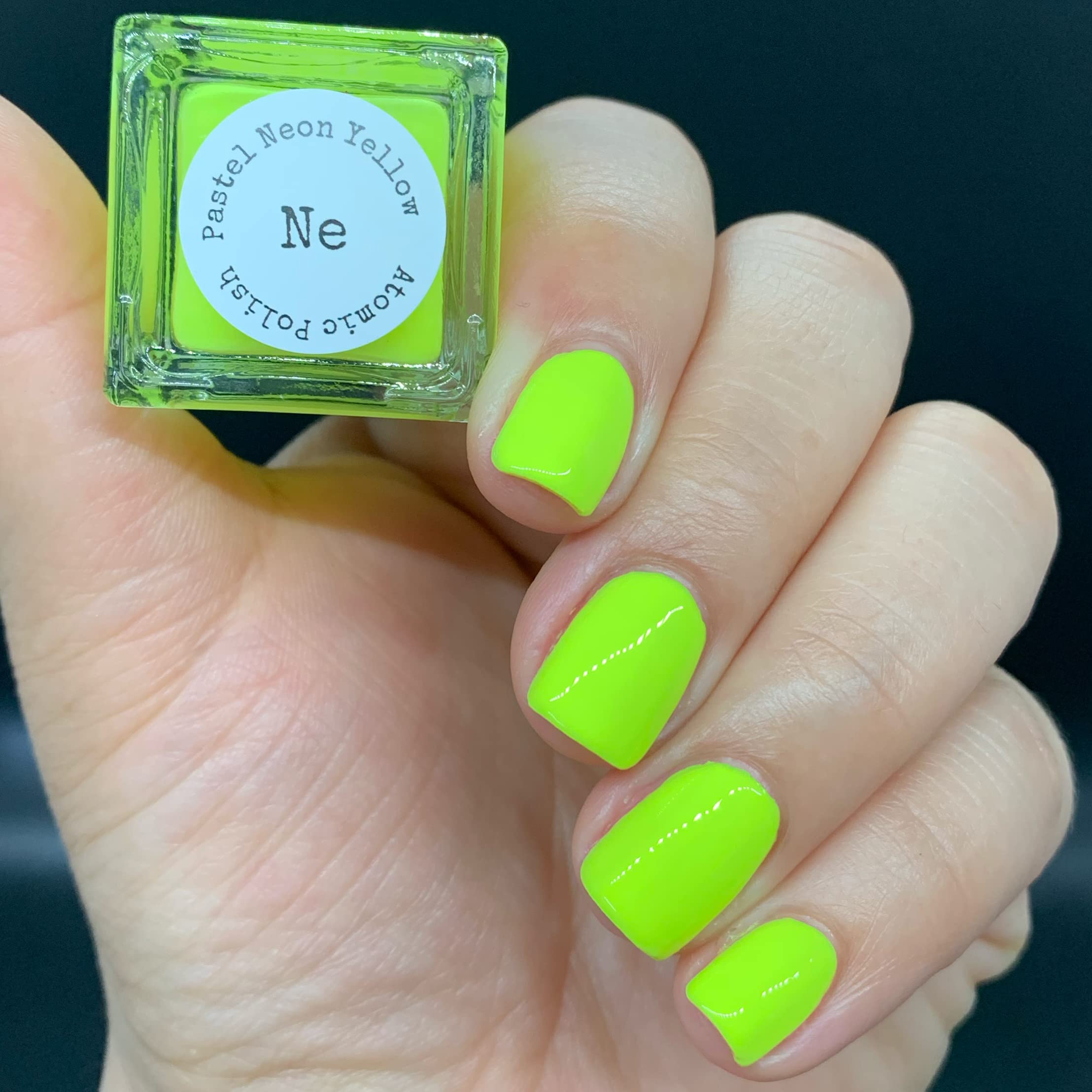 Pastel Neon Yellow Nail Polish - Long Lasting Gel Nail Lacquer for Women, Vegan & Cruelty Free - Perfect for Summer, Parties & Manicures