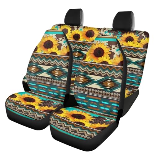 Sunflower Aztec Print