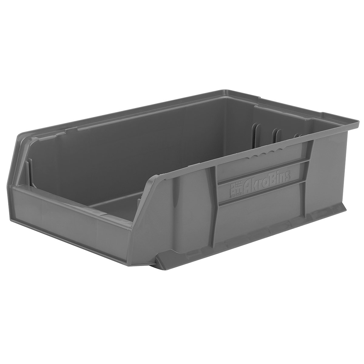 Akro-Mils 30280 Super-Size AkroBins Plastic Storage Bins - 4-Pack Stackable Organizer Bins for Garage, Classroom, Warehouse (20