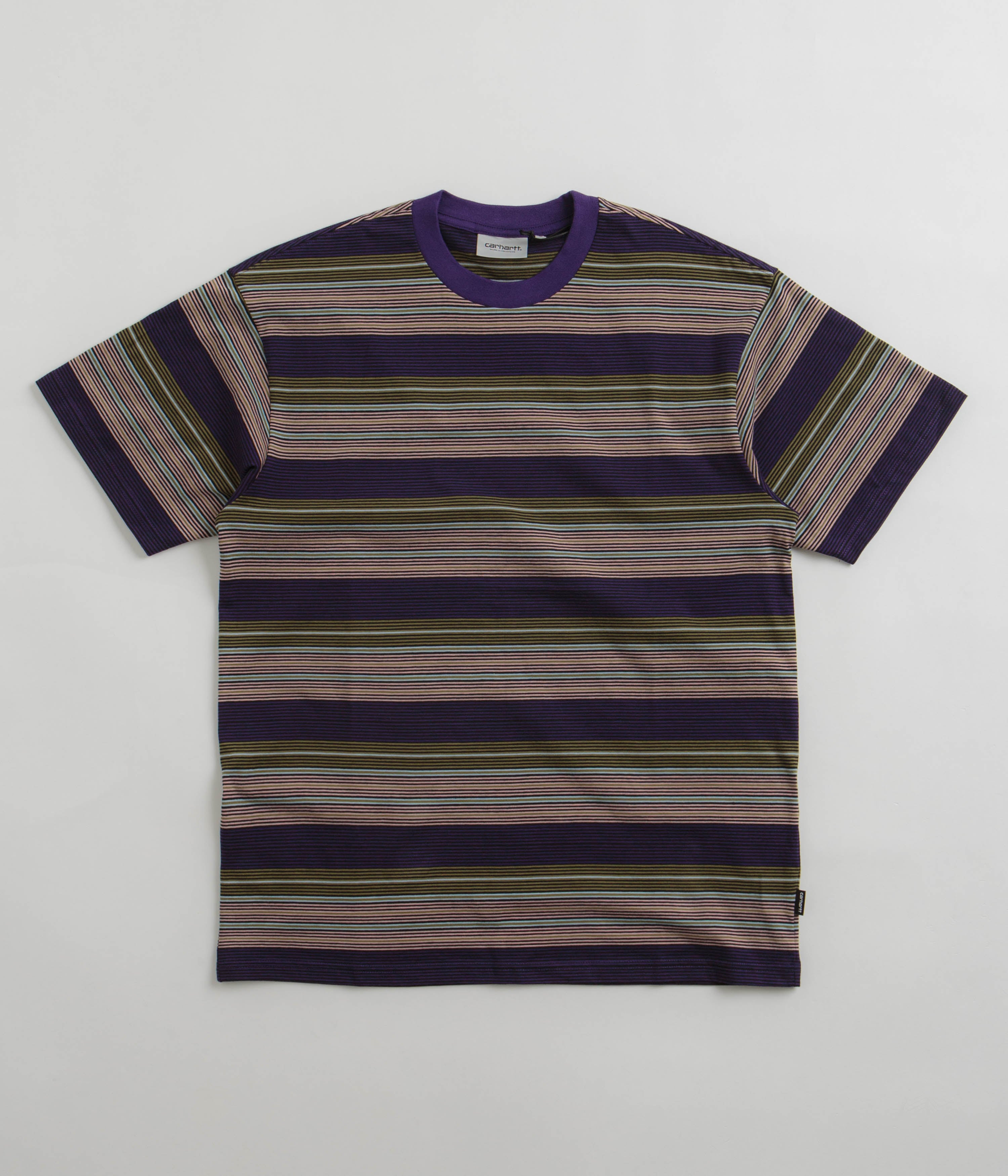 Carhartt Coby T-Shirt for Men - Comfortable Cotton Short Sleeve Tee for Work & Casual Wear | Durable & Stylish Tyrian Color | Perfect for Outdoor Activities & Everyday Use